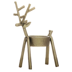 Nuevo Portavelas de Metal con Diseño de Reno para Decoración Navideña e Iluminación del Hogar - Product Image 2