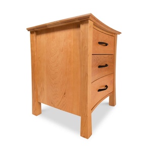 Table de chevet moderne et simple en teck massif de haute qualité avec finition naturelle NC pour usage intérieur - Product Image 3