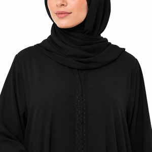 Saudi Elite Modest <b>Abaya</b> Royal Pink Modest Wear <b>Abaya</b> Noir Saudi style <b>Abaya</b> Best Wear Minimalist Saudi Style <b>Abaya</b> for Women - Product Image 5