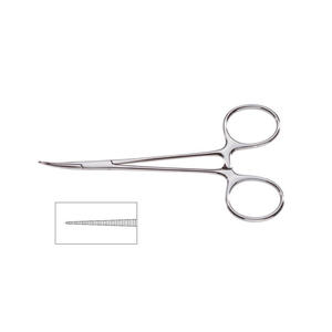 Ensemble d'instruments chirurgicaux manuels en acier inoxydable de haute qualité : Pinces à artères courbées médicales en gros - Product Image 2