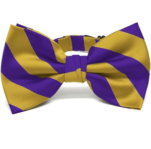 Nœud Papillon en Soie Polyester Rayé Personnalisé de Haute Qualité pour Homme – Cravates Personnalisables par Sublimation - Product Image 1