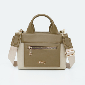 Sac à fermeture éclair portable en cuir microfibre Hody CILLIE, élégant, durable, de capacité moyenne, avec poignée souple pour les voyages - Product Image 1
