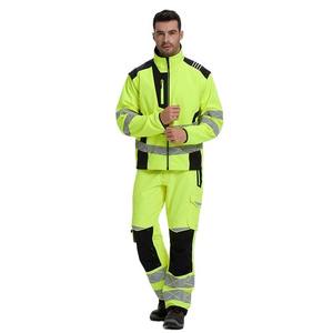 Nouvelle combinaison de travail haute visibilité pour hommes 2026, uniforme de sécurité réfléchissant, fournisseur d'usine OEM à marque privée - Product Image 5
