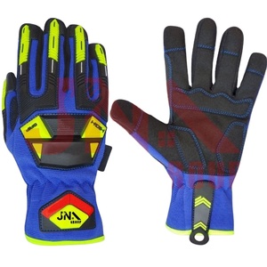 High Performance Anti-Slip Anti-Impact Vibration <b>TPR</b> Gloves for Industrial Oilfield Construction Durable Security Protection - Product Image 1
