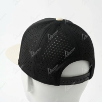 Casquette de baseball OEM en gros, respirante, à coque souple, découpée au laser, pour le sport, ajustée, performance, snapback, course, gym, extérieur, voyage