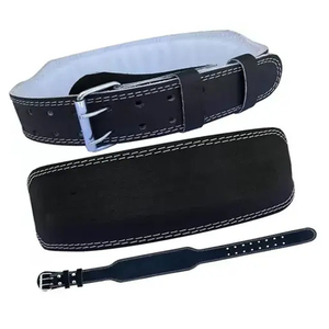 Cinturón de Levantamiento de Pesas Ajustable de Cuero para Hombre y Mujer, Cinturón de Gimnasio Antideslizante de Piel de Vaca para Entrenamiento de Fuerza, Soporte Lumbar, Talla OEM - Product Image 2