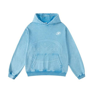 Dernier design, sweats à capuche 100% coton, effet délavé, fabriqués au Pakistan, style streetwear, prix de gros pour hommes, vente en ligne - Product Image 6