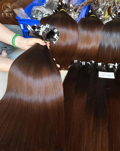 ผมต่อแบบปลายสีน้ำตาล ผมดิบเวียดนาม ทุกสี ทุกความยาว จำหน่ายเป็นชุด - Product Image 1