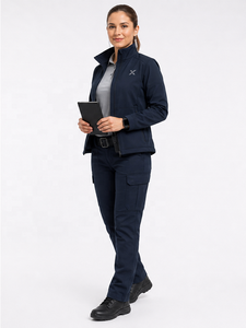Uniformes d'hôtesse de l'air à manches longues personnalisés |   Fabricant OEM |   Superviseur de la détection des aiguilles pour les interventions d'urgence aéroportuaires féminines - Product Image 4