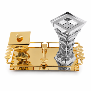 Luxury Antique World Overseas Eco-Friendly Organic <b>Bakhoor</b> Arabic <b>Oud</b> Metal Incense Burner Indian Incense Home Decor Fragrance - Product Image 2