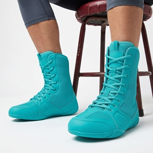 Dumela Adult Customizable Boxing <b>Boots</b> Leather <b>High</b> <b>Top</b> Training Shoes Eco-Friendly Breathable Comfortable Durable - Product Image 4