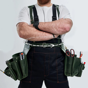 Wholesale high quality Manufacturer Custom Heavy Premium <b>Leather</b> <b>Tool</b> Belt Wholesale Genuine construction <b>leather</b> <b>tool</b> belt - Product Image 1