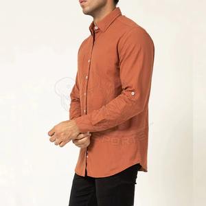 Camisa de Manga Larga para Hombre, Diseño Minimalista, Suave al Tacto, Corte Elegante, Informal para Exteriores - Product Image 3