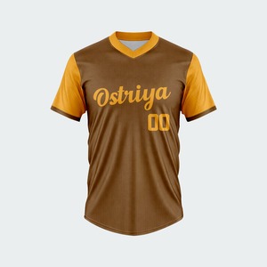 Maillots de baseball 100 % polyester en gros, impression personnalisée, vêtements d'équipe, transfert thermique, coupe courte, noms d'équipe personnalisés, séchage rapide - Product Image 5