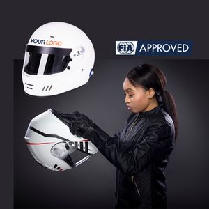 TBRACING Nuevo Casco Profesional de Automovilismo Integral con Carcasa Compuesta y Forro Ignífugo, OEM ODM, Marca Privada, Certificado FIA/Snell - Product Image 3