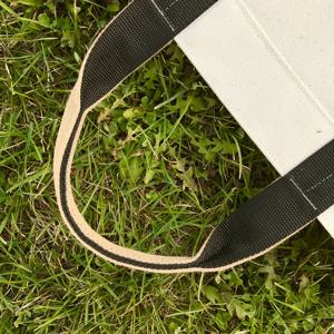 Carrier Large Waxed <b>Canvas</b> With Leather Handle Firewood Gathering Bag CWH-0021 - Product Image 2