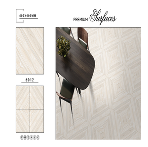 Azulejos de Porcelana Pulida y Esmaltada de Alta Calidad de 600x600 mm, Azulejos para Piso con Aspecto de Mármol para Interiores y Exteriores con Diseño Moderno - Product Image 6