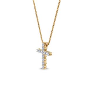 Colgante de Diamante Cultivado en Laboratorio Refinado, 2.06 CTW, Corte Redondo, Elaborado en Oro Blanco de 18K, Collar de Joyería Fina para Mujer, Compromiso - Product Image 6