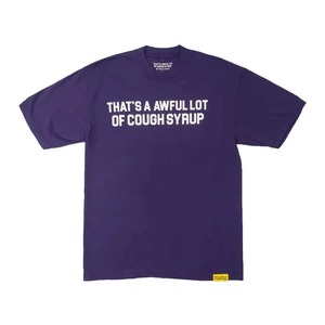 Camisetas de Último Diseño de Alta Calidad, 100% Algodón Peinado, 300gsm, Azul, Camisetas de Lujo para Hombre con la Frase 'THAT'S A AWFUL LOT OF COUGH SYRUP' - Product Image 5