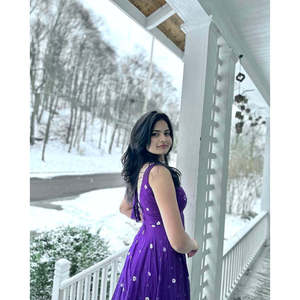 Vestido de Diseño Sencillo y Elegante con Hermosa Dupatta para Fiestas, Transpirable y con Cintura Natural - Product Image 2
