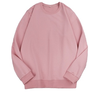 เสื้อสเวตเชิ้ตผ้าเทอร์รี่คอตตอนสำหรับผู้หญิงไซส์พลัส สวมใส่สบายๆ สำหรับฤดูใบไม้ผลิและฤดูหนาว  รับสกรีนโลโก้ - Product Image 4