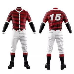 Tenue de compétition de baseball personnalisée pour clubs et académies – Maillot et pantalon respirants anti-humidité – Fabricant de vêtements sur mesure avec protection UV - Product Image 1