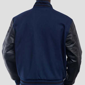 Chaqueta de alta calidad para hombre, chaqueta varsity de béisbol personalizada OEM, nuevo diseño de chaqueta varsity para hombre - Product Image 6