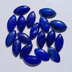 Lapislázuli natural en forma de marquesa, cabujón, piedra preciosa suelta para la elaboración de joyería - Product Image 4
