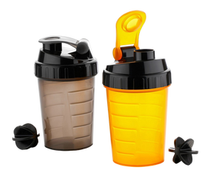 Botella Deportiva con Tapa Abatible y Bola Mezcladora, Libre de BPA, de Plástico, para Gimnasio y Uso al Aire Libre - Product Image 1