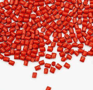 Red <b>Plastic</b> Masterbatch Color Concentrate <b>Pellets</b> for Nylon Injection Molding and Extrusion - Product Image 2