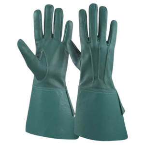 Guantes de seguridad para soldadura TIG de cuero de grano de oveja con puño tejido, antivibración, antideslizantes, transpirables, sin látex, antiestáticos - Product Image 3