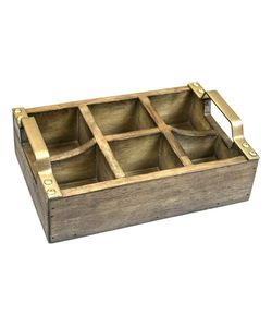 Porte-bière en bois moderne, organisateur de boissons rectangulaire, porte-bouteilles multifonctionnel, rangement pour bouteilles de bière avec poignée - Product Image 2