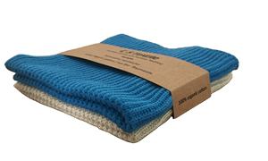 100% torchons à vaisselle attrayants tricotés en coton biologique lavables et réutilisables - Product Image 2