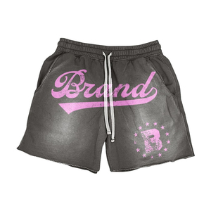 Ensemble T-shirt et short graphique varsity pour homme 2026 – Style vintage délavé streetwear, tenue d'été 2 pièces décontractée et oversize - Product Image 5