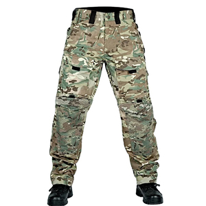 Men's Winter Multi-Pocket <b>Canvas</b> Cargo Pants Polyester/Cotton Quick Dry Outdoor Utility Casual Streetwear OEM/ODM - Product Image 3