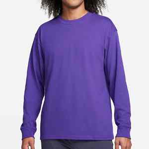 T-shirt à manches longues en coton 100% écologique, à séchage rapide, personnalisable avec logo, pour hommes et femmes, impression par sublimation, broderie, dernier modèle. - Product Image 1