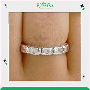 Excellente expérience dans la vente de bagues de mariage en diamant DEF de couleur blanche, 100 % naturel et cultivé en laboratoire, à des prix impressionnants - Product Image 3