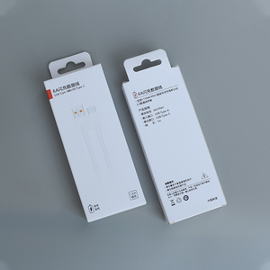 Caja de Papel Reutilizable Personalizada Directo de Fábrica para Cable de Carga Rápida USB Tipo-C, Empaque para Accesorios Móviles - Product Image 5