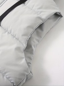 Chaleco Acolchado Reversible sin Mangas con Capucha para Hombre, Cierre de Cremallera, Resistente al Viento, Color Sólido, Ropa de Invierno Informal, Corte Regular - Product Image 4