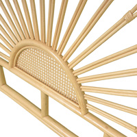 Tendance chaude modèle tête de lit en rotin naturel fait à la main pour chambre maison hôtel Villa appartement GD09 Hot Design Livestyle