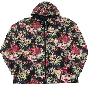 Chaqueta impermeable de tela de tres capas bicolor personalizada, con capucha, mangas largas, cortavientos para exteriores, para hombre. - Product Image 1