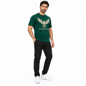 T-shirt pour homme 100% coton, 160 GSM, coupe classique, impression DTG personnalisée, OEM, manches courtes, pour les marques de vêtements - Product Image 2