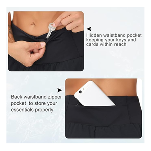 Short de course tissé Core Active pour femme avec doublure intégrée, anti-humidité, pour le sport et l'athlétisme - Product Image 6