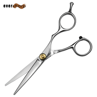 Ciseaux de coupe de cheveux professionnels VG10 tranchants avec vis réglable et vernis miroir pour coiffeurs barbiers-A + Qualité de qualité