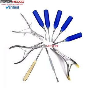 Ensemble d'instruments de rhinoplastie de haute qualité, 82 pièces, en acier inoxydable, outils chirurgicaux manuels professionnels pour la rhinoplastie, kit CE - Product Image 2