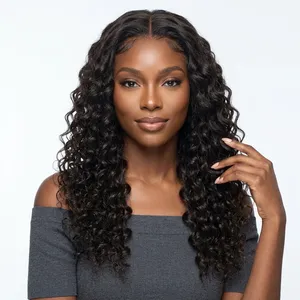 100% Remy Weft Curly Hair Highlighted Full Lace <b>Wig</b> <b>Long</b> Natural Black Hair Natural Wave Texture Human Weft Customizable - Product Image 6
