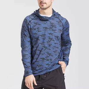 เสื้อฮู้ดดี้ตกปลาแบบสั่งทำพิเศษ ระบายอากาศได้ดี UPF50 สำหรับทุกเพศทุกวัย แขนยาว พร้อมหน้ากาก ผลิตจากโพลีเอสเตอร์ 100% สวมใส่สบาย - Product Image 3