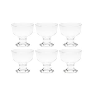 Set di 6 Bicchieri per Gelato Excelsa Malibu in Vetro Trasparente 9,5xH9,5x9,5 Cm - Product Image 2