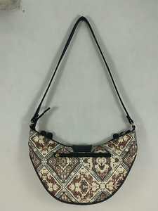 Women Geometric Fashion Vintage Printed Canvas Shoulder Bag <b>Boho</b> Hobo Crossbody <b>Handbag</b> Adjustable Shoulder Strap Polyester - Product Image 6