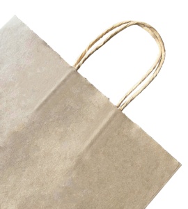 Bolsa de papel para compras impresa con logotipo personalizado completo al por mayor con asa bolsas de papel Kraft marrón y blanco con su propio logotipo - Product Image 5
